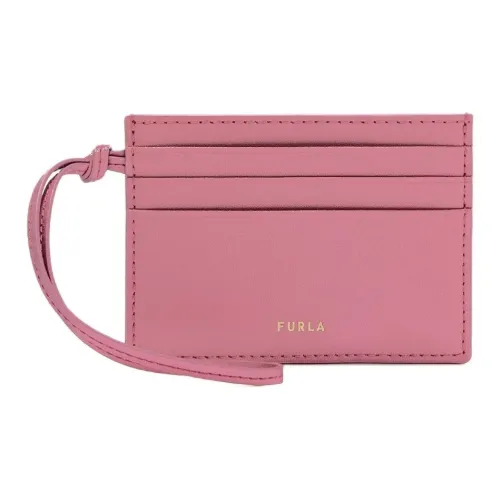 Furla Allegra Телячья кожа Держатель для карт Маленький Женский Розовый