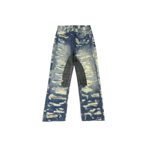 SNEIKLAU Синий Унисекс Джинсы