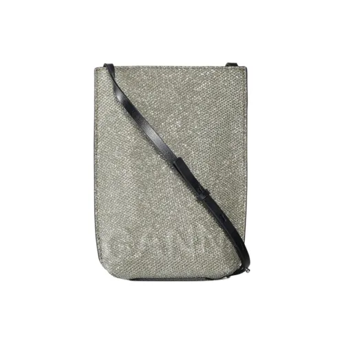 GANNI Хлопок Сумка через плечо Сумка на плечо Женская Металлик