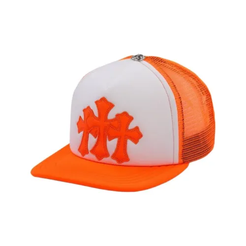 Кепки Chrome Hearts унисекс оранжевого цвета