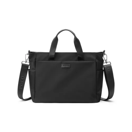 POLO Ткань Сумка Одно плечо Через плечо Доска Обычная Мужская Черная