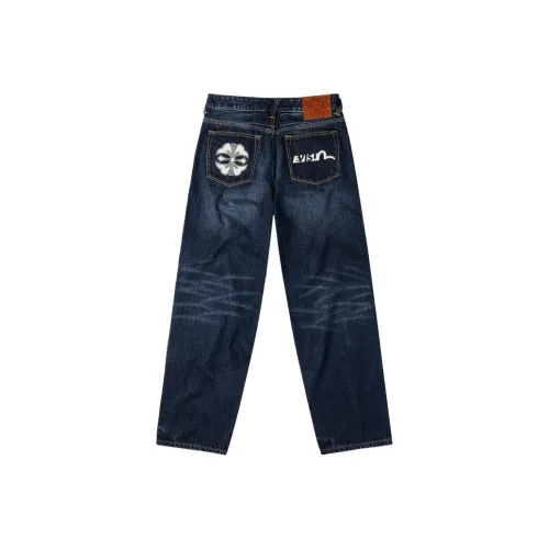 EVISU Джинсовый Синий Мужские Джинсы