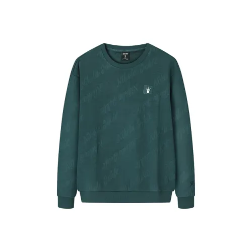 361° Циановый Городской Мужской Свитшот