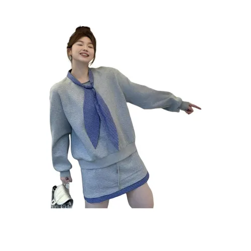 STYUW Длинное платье с длинным рукавом женское