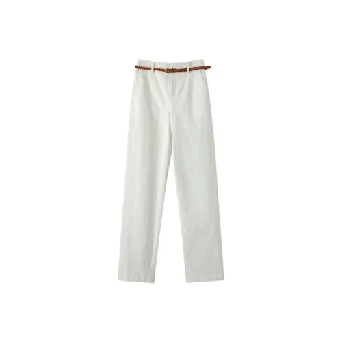 Late White Повседневные брюки Женские
