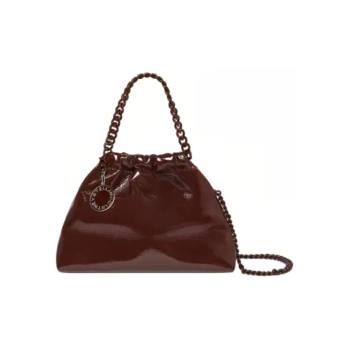 Stella McCartney Falabella Лакированная кожа Сумка через плечо Женская Мокко