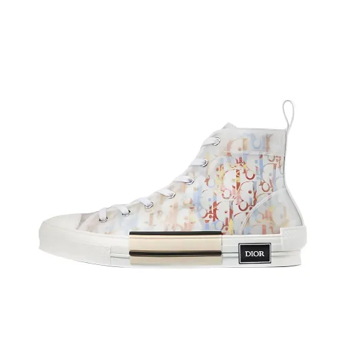 DIOR B23 OBLIQUE Высокие Топы Стильные Скейтбординги Мужские Синий Красный Желтый