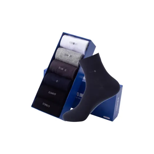 MAXDAVID D0001 Смешанный цвет 6 пар мужские носки MID до икры