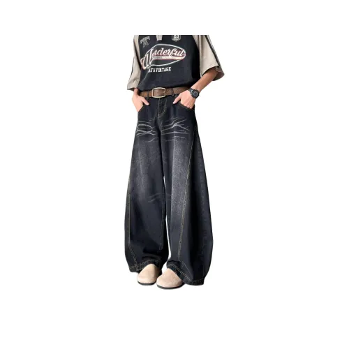 HIPHOPPUNKS Мужские черные джинсы