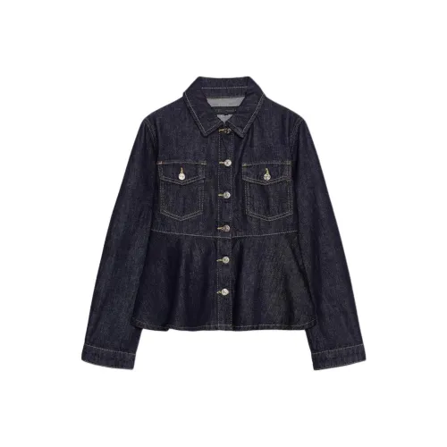 ZARA Blue Women's Jackets ZARA Синие Женские Куртки