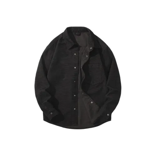 Xiyue Черный кофе Мужские рубашки