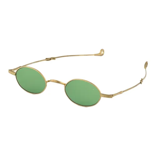 EYEPETIZER Металл OVAL SUNGLASSES Унисекс Золотой