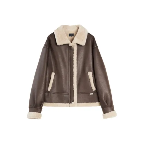 ELLE Кофе Женские Меховые изделия