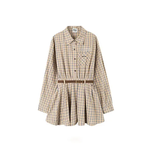 WOVLAS Длинное платье с длинными рукавами женское