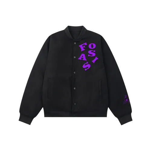 FOASIS Бейсбольная куртка Унисекс Черный