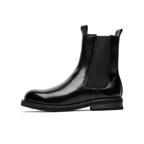 Lanza Британский стиль Classic Vintage Эксклюзивный Увеличение Высоты Универсальный Модный Премиум Feel Челси Мужской