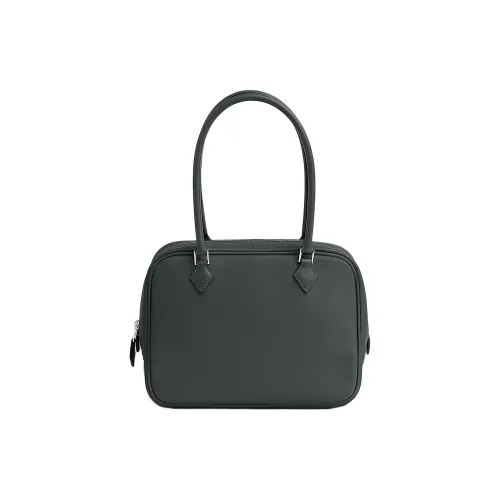 HERMES Plume Swift Телячья кожа Сумка Мини Женские Болотный зеленый