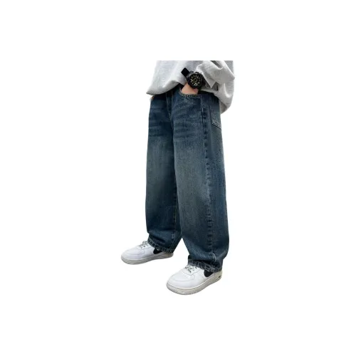 Mu Tong teenager Синий Kids Джинсы
