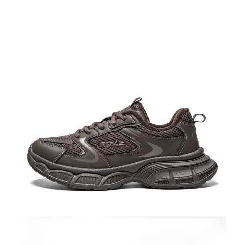 RENBEN Slip-resistant Abrasion-resistant Adjustable Height Thermal Low-Top Footwear Women's Coffee