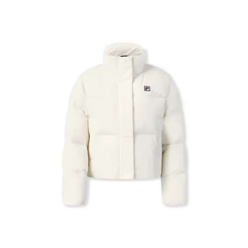 FILA Теннис Пуховик Женские Нефритовый Белый