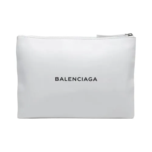 Balenciaga Повседневный Металлический Компонент Клатч Женская Белая