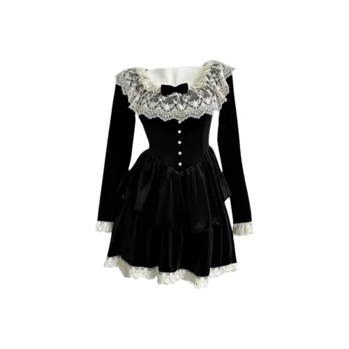 ZEKIKO STUDIO Длинное платье с длинными рукавами женское