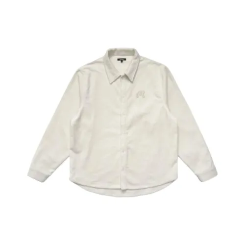 Malbon Golf Collaboration Белая Мужская Рубашка