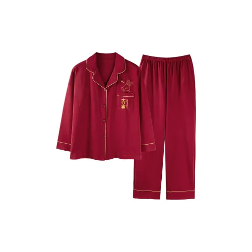 Pretty lady Бургунди Женские Пижамные Комплекты