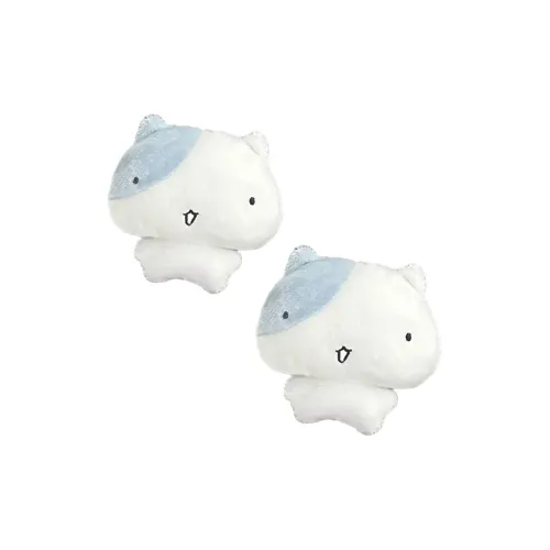 Ten Thousand Children's Music Синий Белый Многоцветный Dazzle Кошка Плюшевая Подвеска 10 см Высота