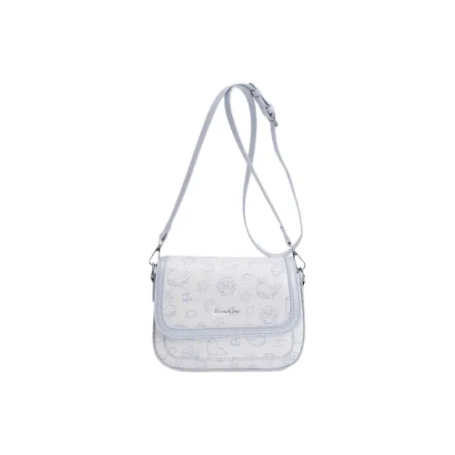 ResNonverba ПУ (полиуретан) Сумка через плечо Женская Синяя