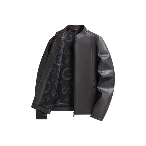 Vintage Cars Кожаная куртка Мужская