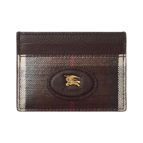 Burberry Футляр Для Карт Highlands 4 Отделения Для Карт Отделение По Центру Вручную Прокрашенные Края