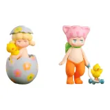 Подтвержденная версия модели - Яичная скорлупа Эльф + Котенок Детский (развертывание и снятие упаковки)