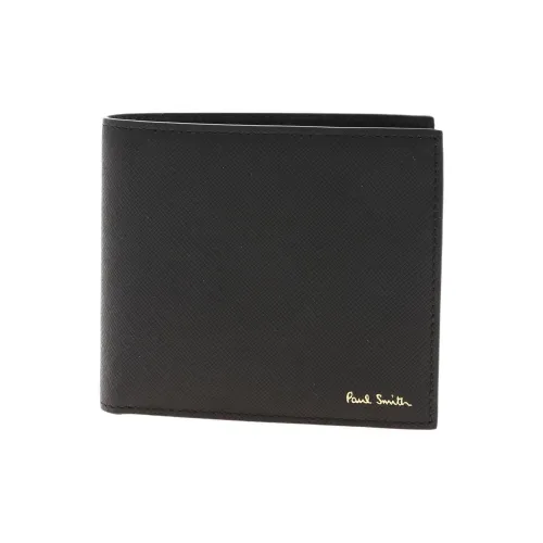 Paul Smith Телячья кожа Кошелек Стандартный Мужской Черный