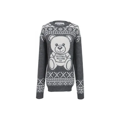 MOSCHINO Серый Женские Свитеры