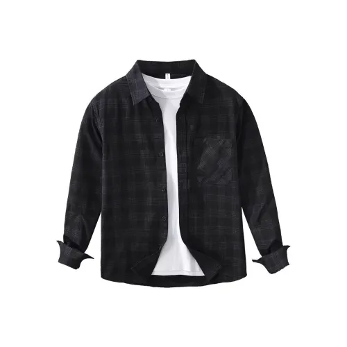 Zomuros Черные Унисекс Рубашки