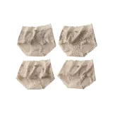 Цветочный Серый + Цветочный Коричневый + Милый Медведь + Очаровательный Кролик