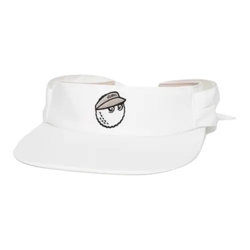 Коллаборация Malbon Golf Головные уборы с защитой от солнца Унисекс Белый