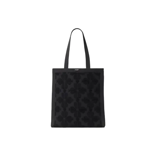 Kate Spade Ткань Тоут Сумка Сумка для покупок Сумка на плечо Большая женская Черная