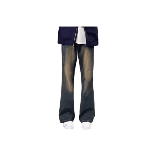 KVIV Винтажные синие мужские джинсы