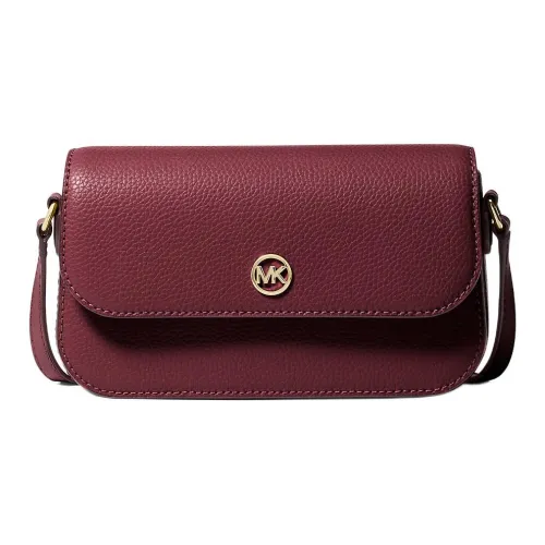 MICHAEL KORS Jet Set Travel Кожа Плечевая Сумка Маленькая Женская Темно-Красная