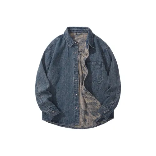 Xiyue Синий Мужская Рубашка