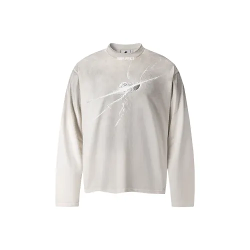 FOR FEAR THAT Дымчатый Белый Унисекс T-рубашки