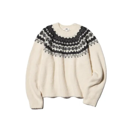 UNIQLO Сливочный Женский Свитера
