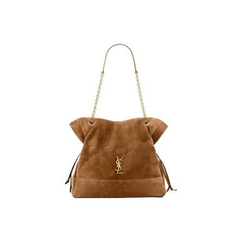 SAINT LAURENT Jamie Замша Сумка Женская Коньячный бренди