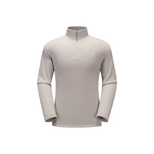 CHAOJIANTA Полузастежка Термический Длинный рукав Унисекс Light CAMEL Хаки