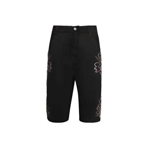 BLUEMARBLE SS24 Повседневные шорты Мужские Черные