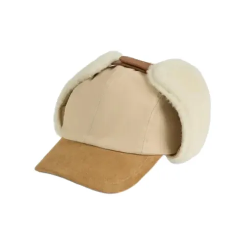 KENZO Хлопок Шапки и Кепки Унисекс Бежевый