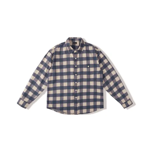 HOME PANDA Синий Унисекс Рубашки