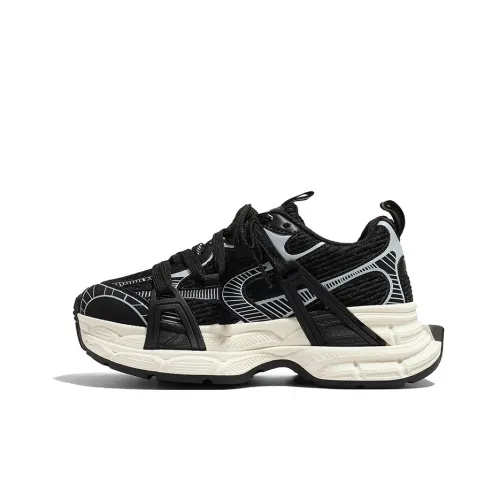 RENBEN Амортизация Поддержка Дышащий Противоскользящий Низкий Топ Толстая подошва Женские